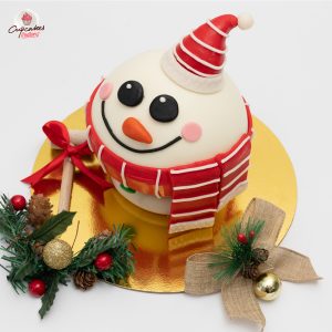 MUÑECO DE NIEVE DE CHOCOLATE