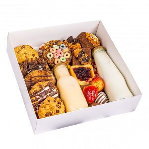 CAJITA DE GALLETAS Y BROWNIES