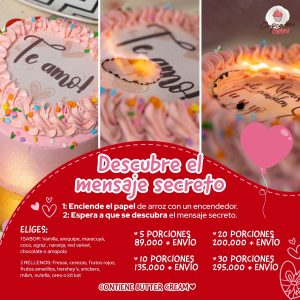 Torta mensaje secreto